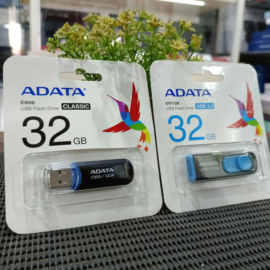 Adata C906 FLASHDISK (USB 2.0) / UV128 (USB 3.2) 32GB