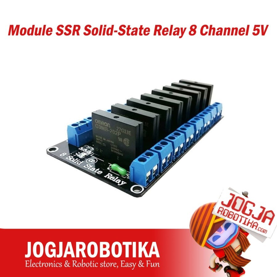 SSR Solid-Staate Relay Module 8 Channel 5V