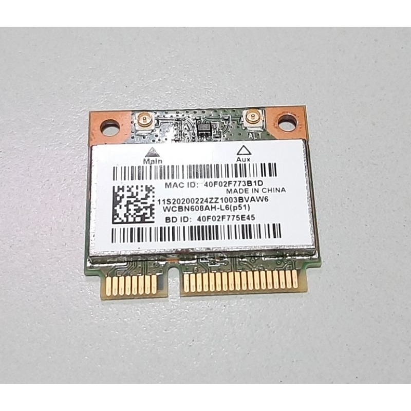 การ์ด Wifi และบลูทูธ AR5B225 PCI-E สําหรับแล็ปท็อป