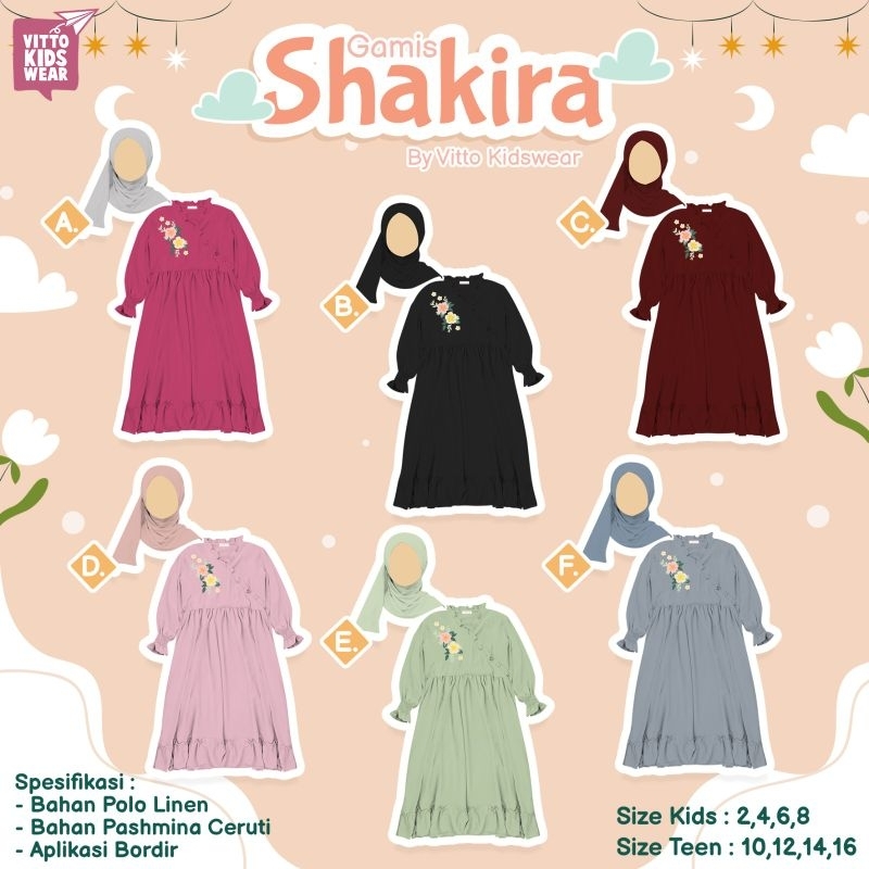 Shakira VITTO KIDSWEAR GAMIS / SHAKIRA CHILDREN& 39;S GAMIS VITTO KIDSWEAR