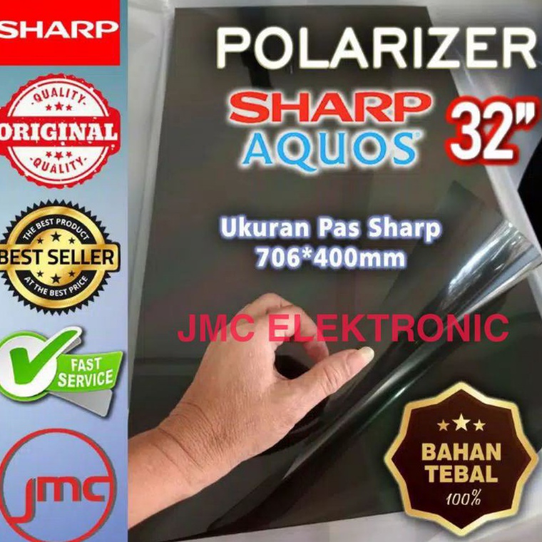 BOOMING POLARIS POLARITIZER LCD TV SHARP AQUOS 32 นิ้ว POLARIZED พลาสติก LCD LED FRONT SHARP LCD TV 
