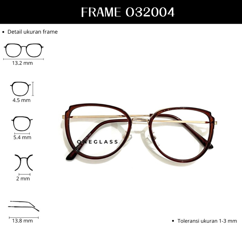 ซื ้ อ 1 ฟรี 1 เลนส ์ ลบ 1, Plus, กระบอก - O32004 กรอบแว ่ นตาผู ้ หญิง