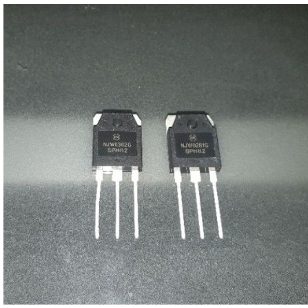 ทรานซิสเตอร์ NJW 0281G NJW 0302G บน TR NJW0281G NJW0302G TR NJW