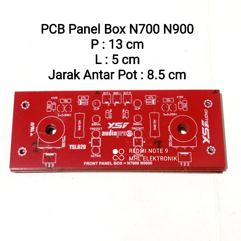 แผงหน้าปัดหน้ากล่อง PCB N7000 N9000