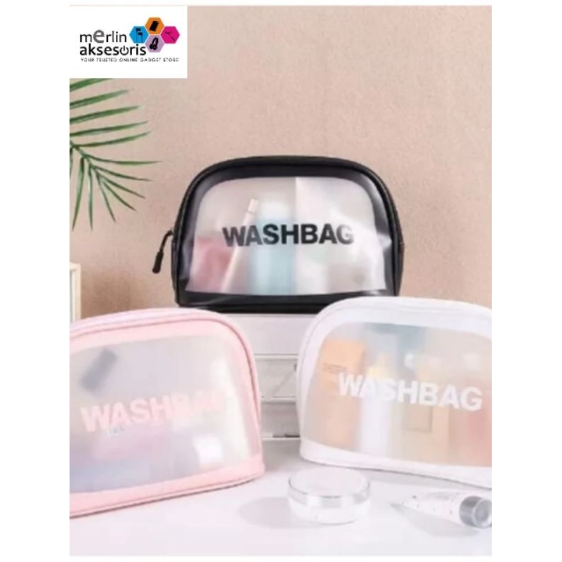 WASHBAG Travel Cosmetic Bag Oval Make Up Pouch & Travel Cosmetic Pouch