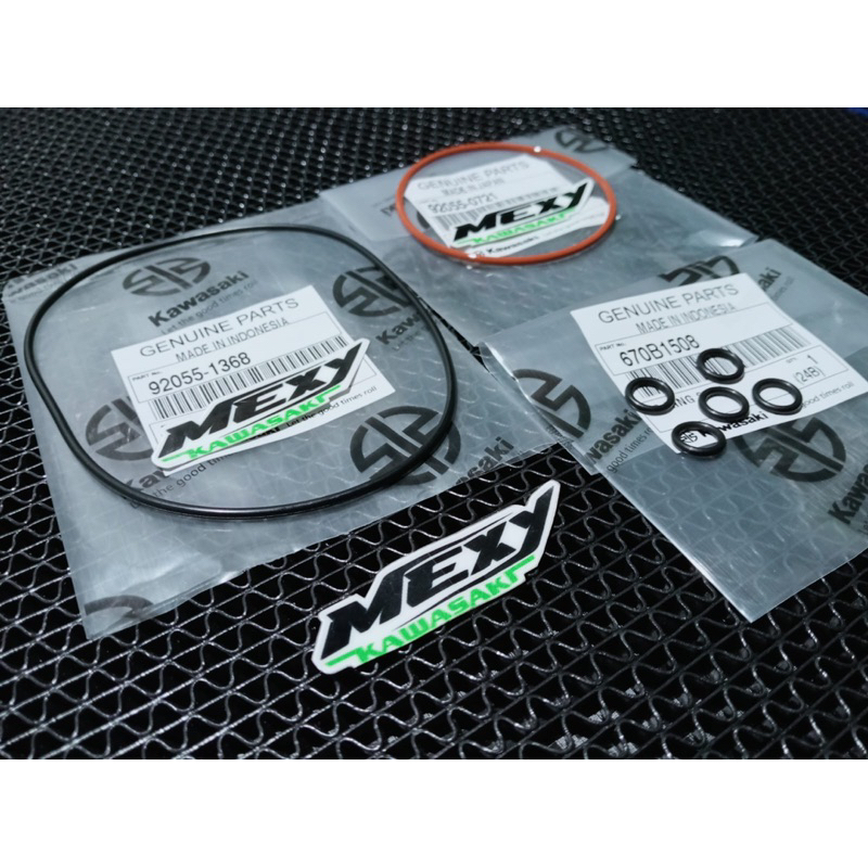 Oring ชุดฝาสูบ 1855 Ninja 150 R SS RR Original Kawasaki 3 TYPES 92955-0721 9205-1668 670B1508 (4) 92