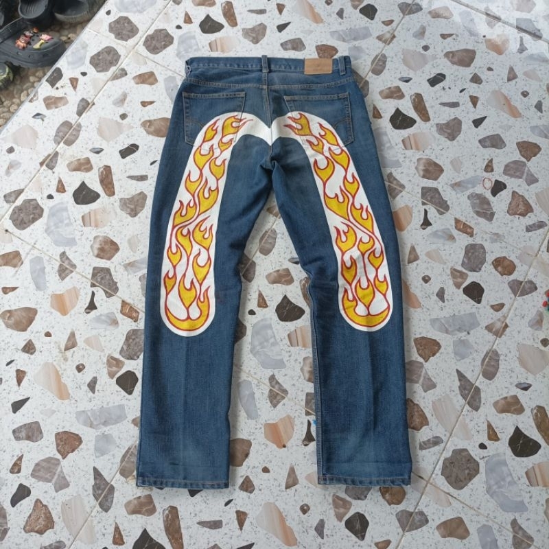 EVISU กางเกงยีนส์อีโว