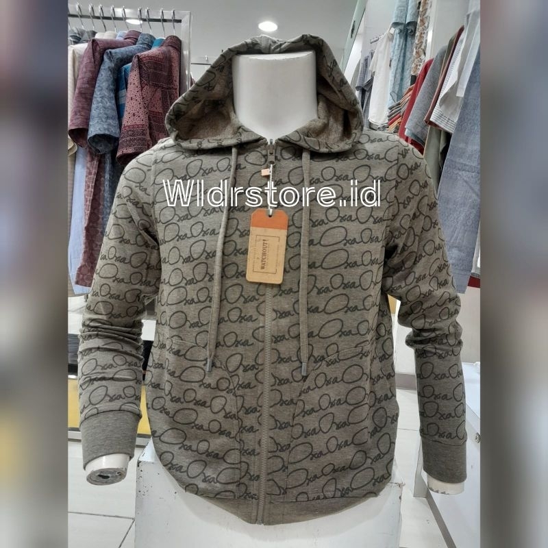 WATCHOUT CASUAL ORIGINAL SLIMFIT เสื้อกันหนาวมีฮู้ดผู้ชาย 40809.OLIVE OLIVE OLIVE OLIVE