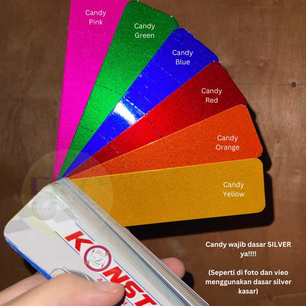 [FCS.MDN] (ขายปลีก 250ml) Konsta Paint - สีรถจักรยานยนต์รถยนต์ - NC Candy Paint - สี Duco Candy - สี