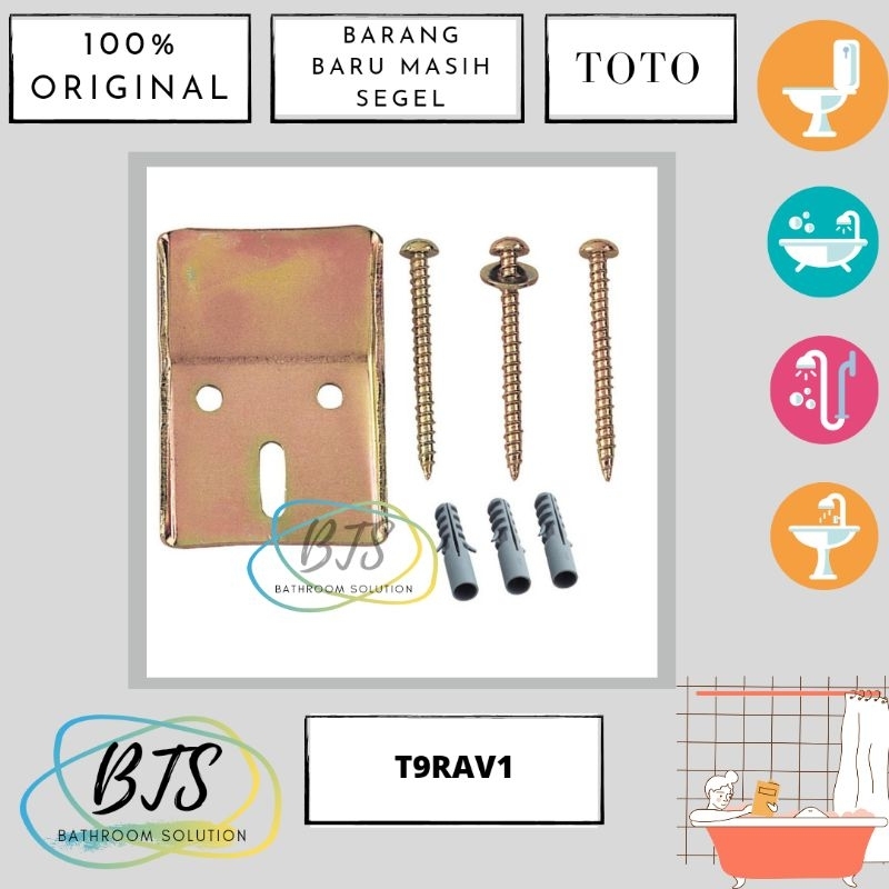 ขายึดอ่างล้างจาน TOTO T9RAV1 / T 9 RA V1 / T9RAV1 ดั้งเดิม