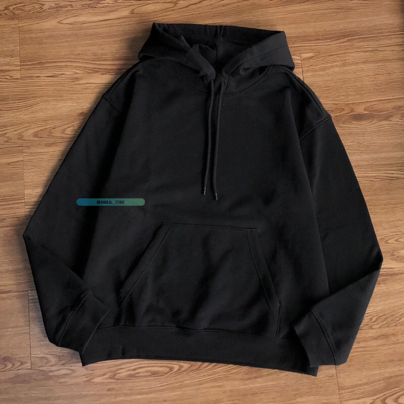 HOODIE H*M REGULAR FIT สีดํา