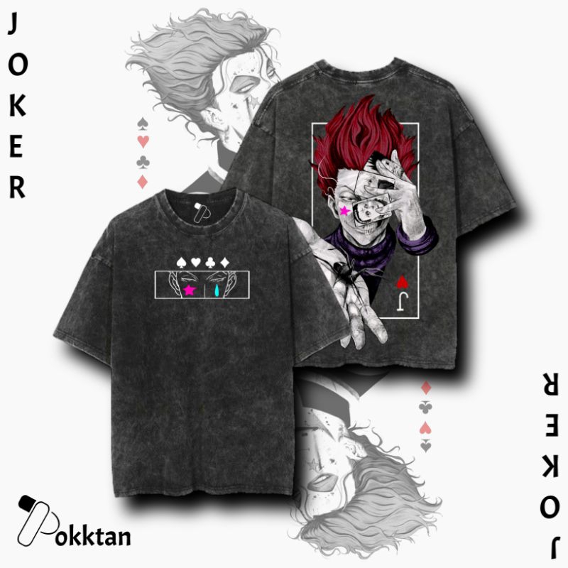 Pokktan | เสื้อยืด ขนาดใหญ่ พิมพ์ลาย Hunter X Hunter Hisoka Hisoka HxH Hisoka Hunter X Hunter สําหรับผู้ชาย