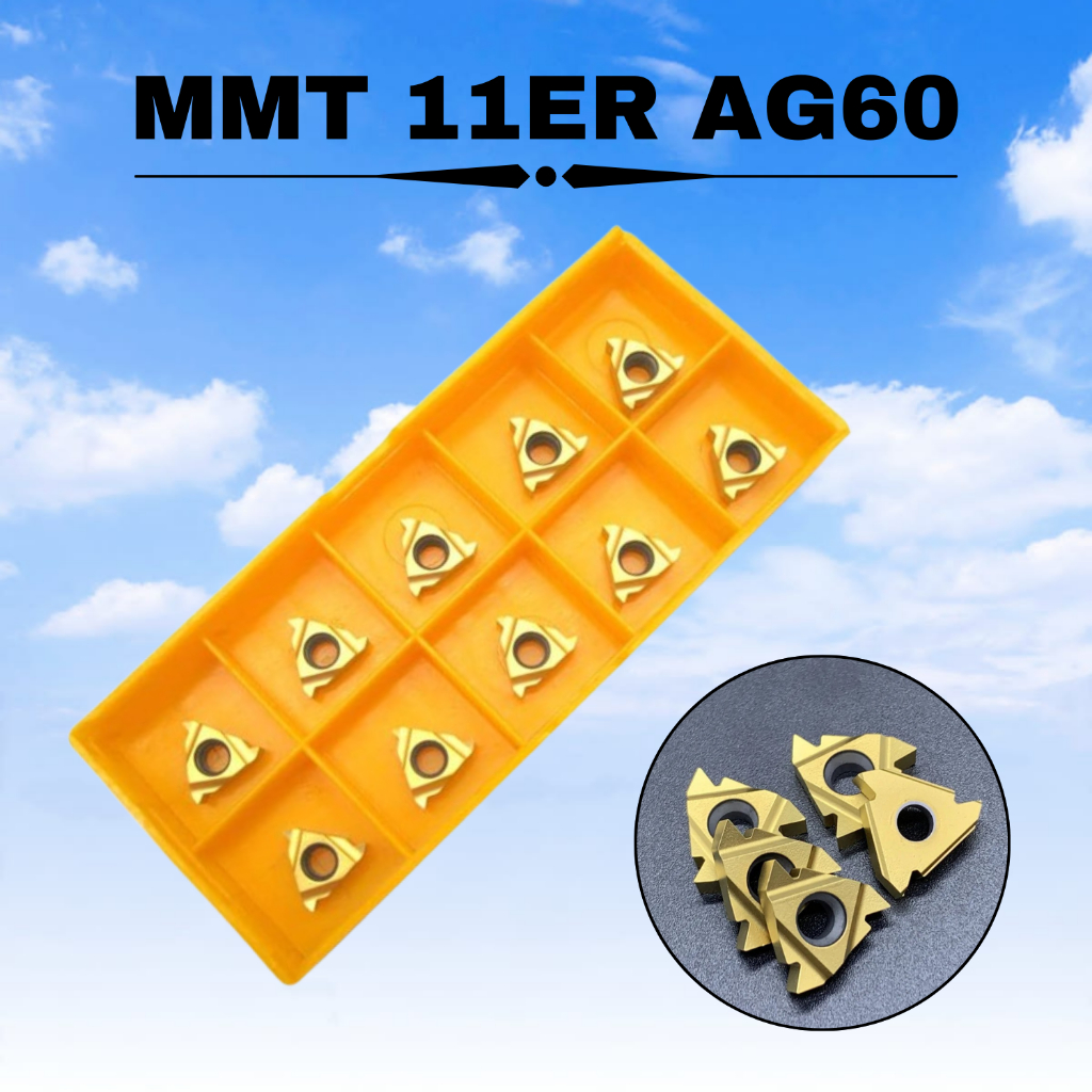 Ms7 คาร์ไบด์ MMT 11ER AG60 เครื่องกลึงเกลียวนอกใส่ 11ER