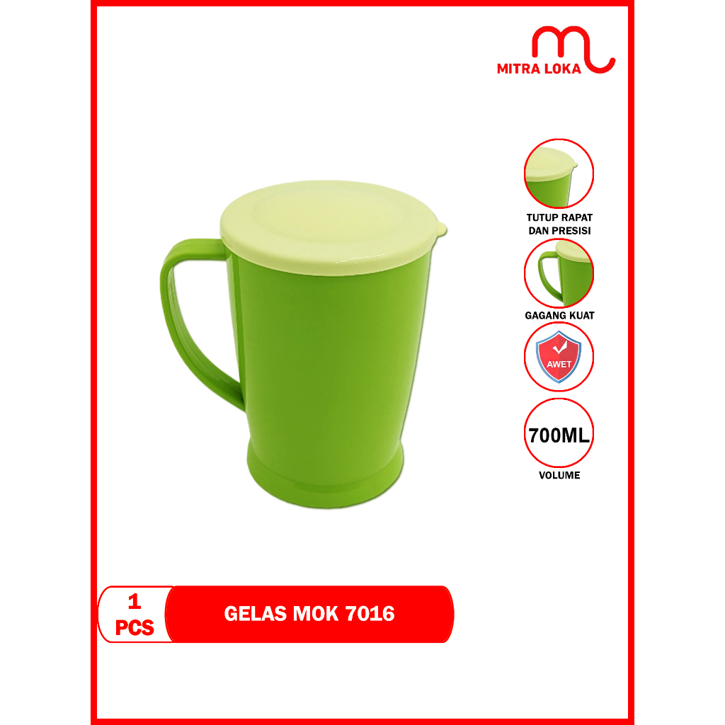 Mitra Loka แก้วน้ําทนความร้อน Mok Lid MOK 7016 Golden Sunkist