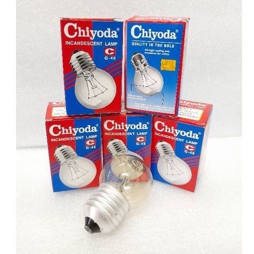 Chiyoda MASSAGE LIGHT BULB 5W G40 CLEAR / chiyoda BULB 5 WATT chiyoda โคมไฟความร้อน 5 วัตต์ G40