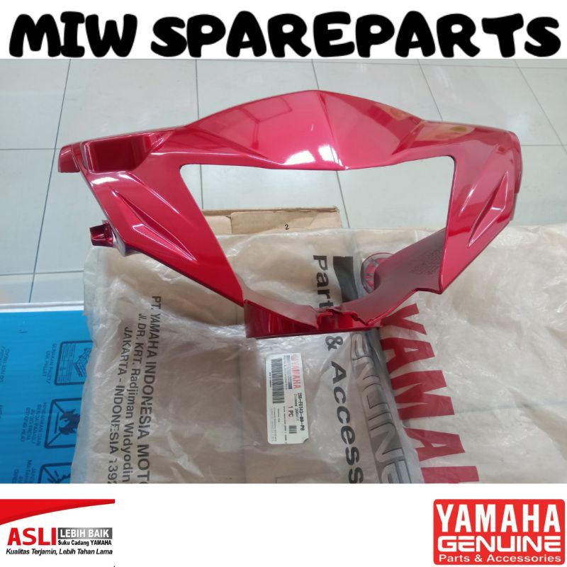 MERAH ORIGINAL YAMAHA JUPITER MX MAROON ฝาครอบด้านหน้า/UPPER HANDLEBAR COVER 1 DRMK 2S6 ORIGINAL YAM