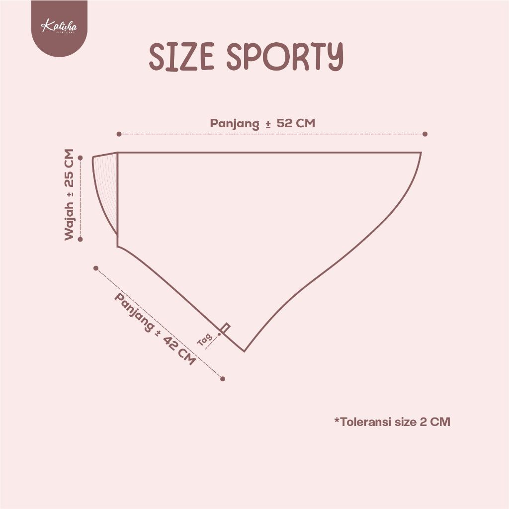 Sporty Hijab Bergo Hamidah Instant Veil Daily Hijab Volleyball Futsal Badminton Hijab Sport Jersey Pet Antem Cool สบายโดย Kalishaofficial