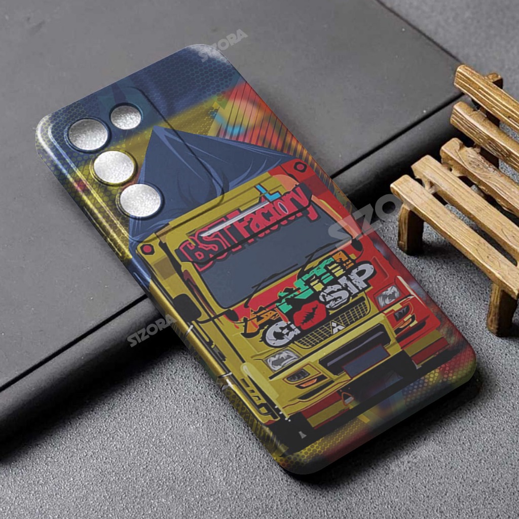 SIZORA OFFICIAL - TR09- CASING HP สําหรับ VIVO Y100 5G รถบรรทุก PICTURE SOFTCASE HARDPHONE