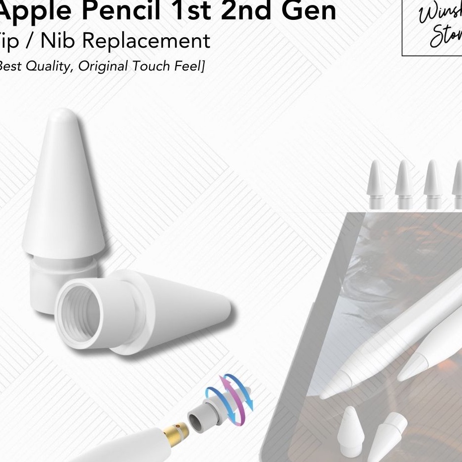ปลายดินสอ แบบเปลี่ยน สําหรับ Apple Pencil 1 1st gen 2nd gen