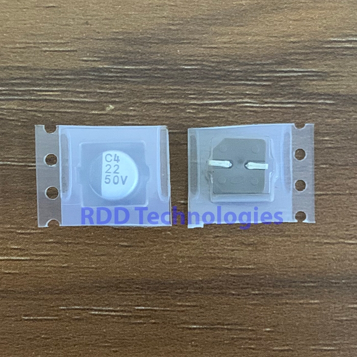 ตัวเก็บประจุ SMD 22uF/50V