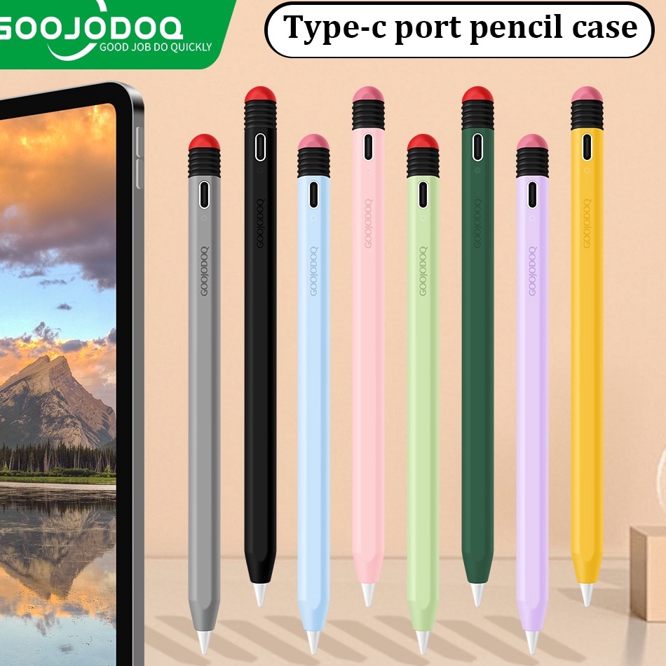 ราคา BrR goojodoq เคสปากกาสไตลัส Typec สําหรับ Apple pencil 2 9th 1th 11th 12th 13th