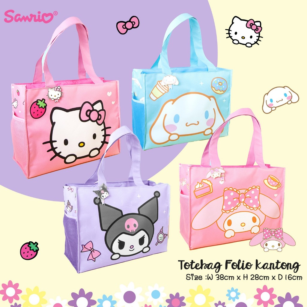 กระเป๋า SANRIO totebag folio เหมาะสําหรับ les SN20246