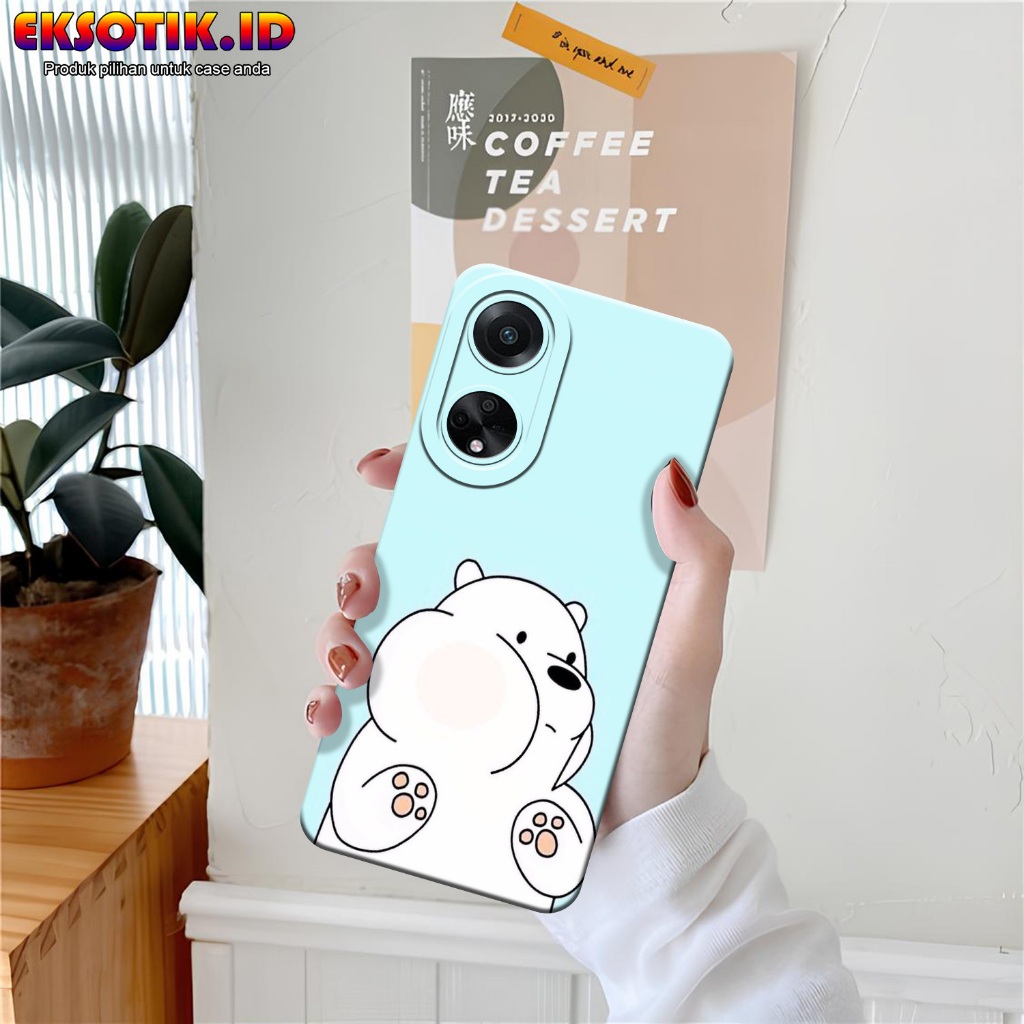 เคส Oppo A98 5G - เคส Oppo A98 5G - เคสแฟชั่นล่าสุด - Oppo A98 5G Silicone - Cool and Cute Motif - เ