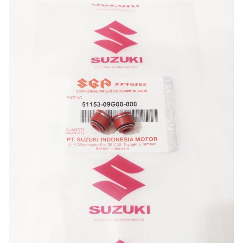 Smash DUCKY 110 125 SP SPIN NEX วาล์ว SIL SEAL HAYATE สีส้ม SUZUKI SHOGUN MATIC ต้นฉบับประเทศไทย 1 ช