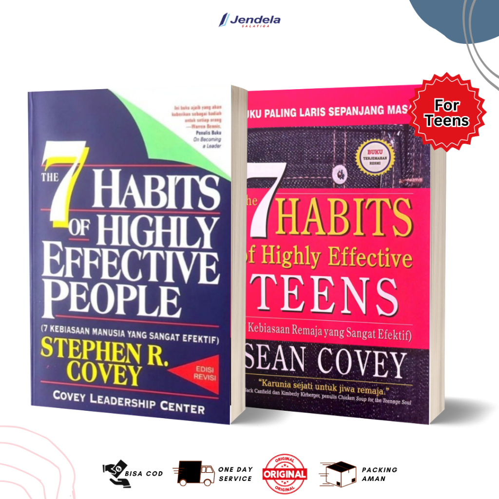 หนังสือ 7 นิสัยของผู้คนที่มีประสิทธิภาพสูง Stephen R Coopy & 7 นิสัย Teen Sean Covey
