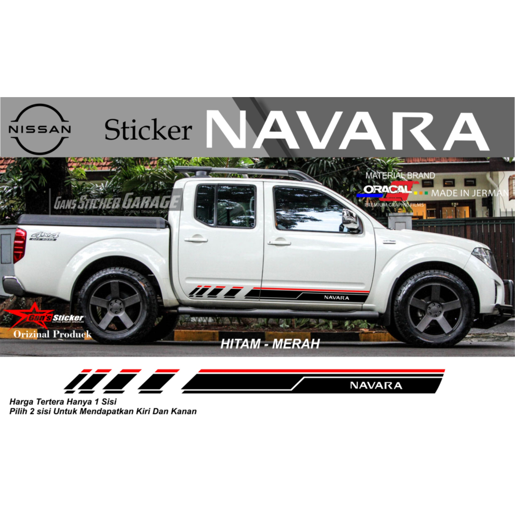 อุปกรณ์เสริมสติ๊กเกอร์ NISSAN NAVARA NISSAN NAVARA