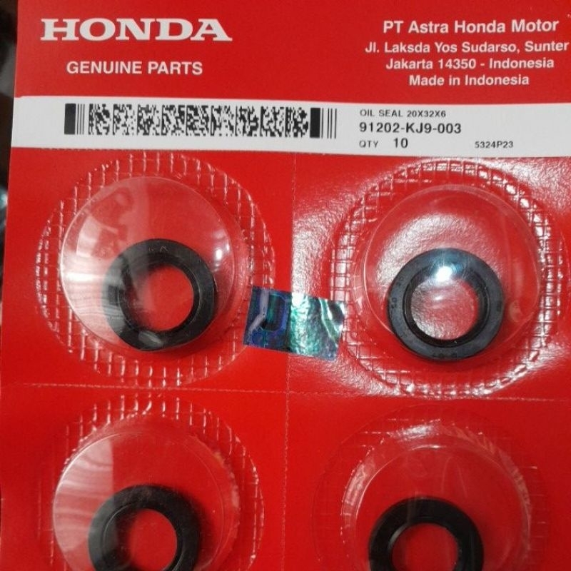 ซีล 91202-KJ9-003 ซีล As Pully Beat Spacy Vario Original AHM