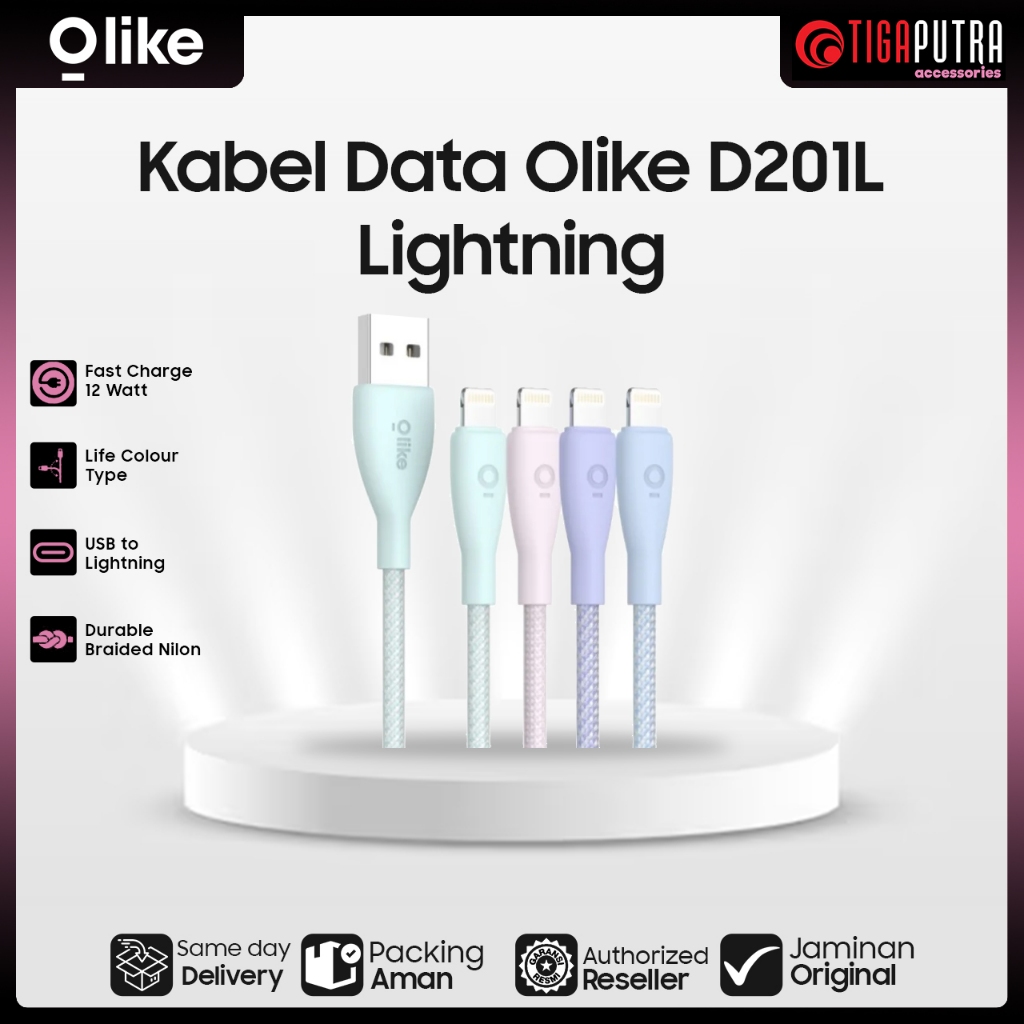 OlyIKE D201L สายเคเบิลข้อมูล Lightning
