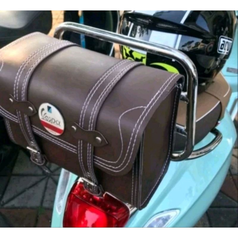 Vespa universal primavera sprint lx s gts กระเป๋าแร็คด้านหลังสําหรับ uwinfly มอเตอร์ไซค์ไฟฟ้าและเวสป้าคลาสสิก
