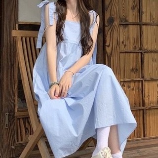 Midi Tied Dress Dress Maxi Wanita Dress Fashion Wanita