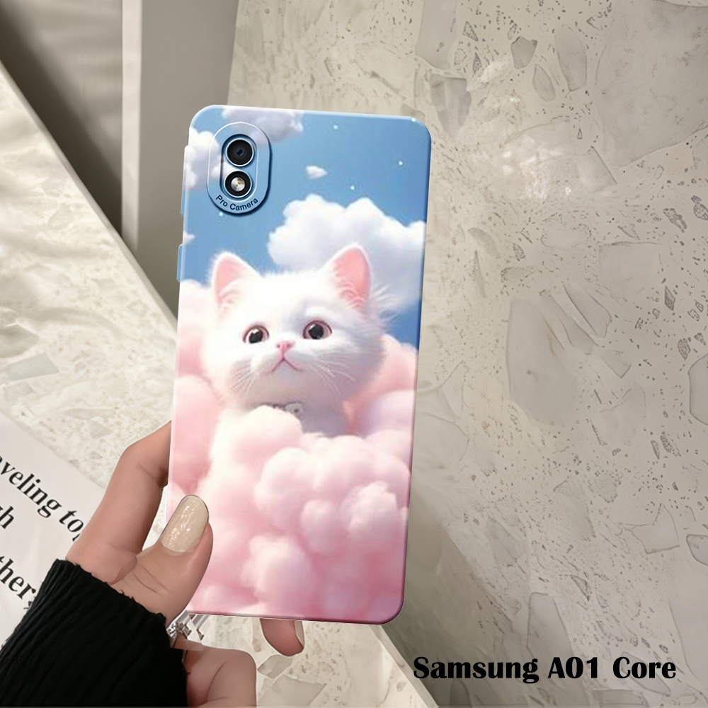 Samsung-A01-Samsung-A01-Core-Samsung-A02-เคสอ่อน-ภาพ-เคส-Motif-Cat-Case-Samsung-A01-Samsung-A01-A01-