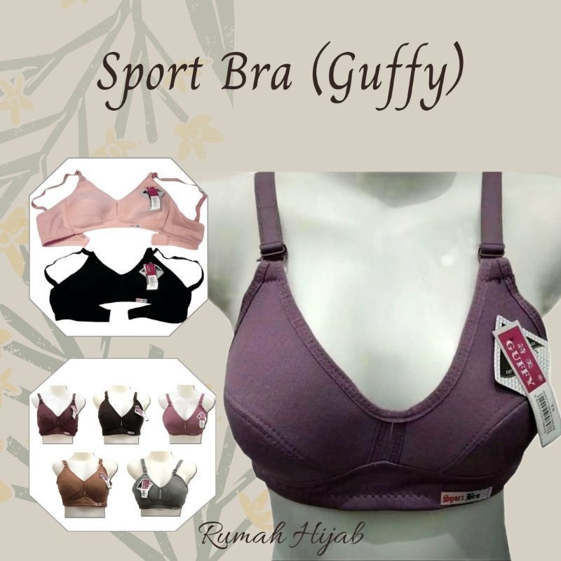 BH Guffy Sport BRA ผู้หญิง Guffy Sport BRA แบบไม่มีตะขอโฟม 2 CUP A