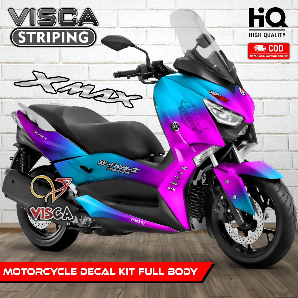 XMAX 250 Decal - XMAX 250 สติกเกอร์ - XMAX 250 Full Body Decal - XMAX 250 Variation Striping - XMAX 