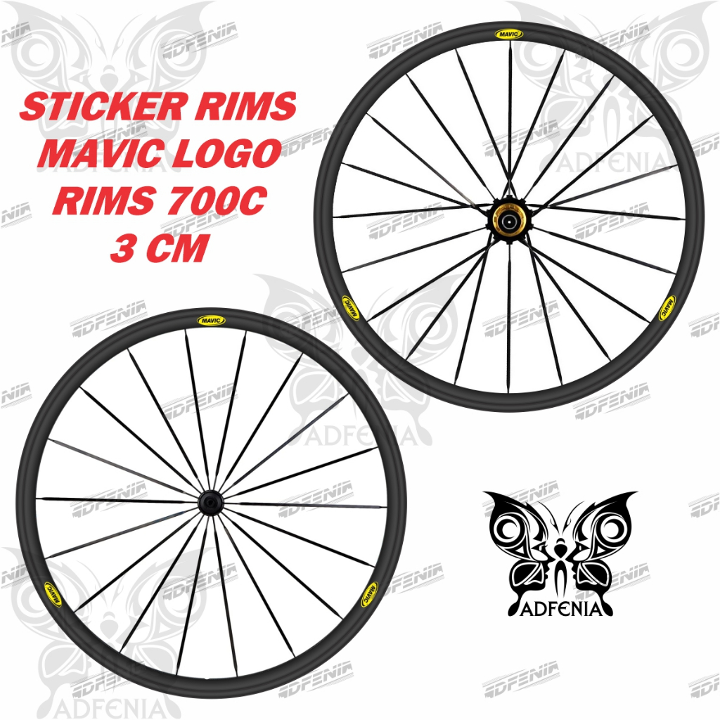 Mavic Logo 700c Rims Decal Sticker