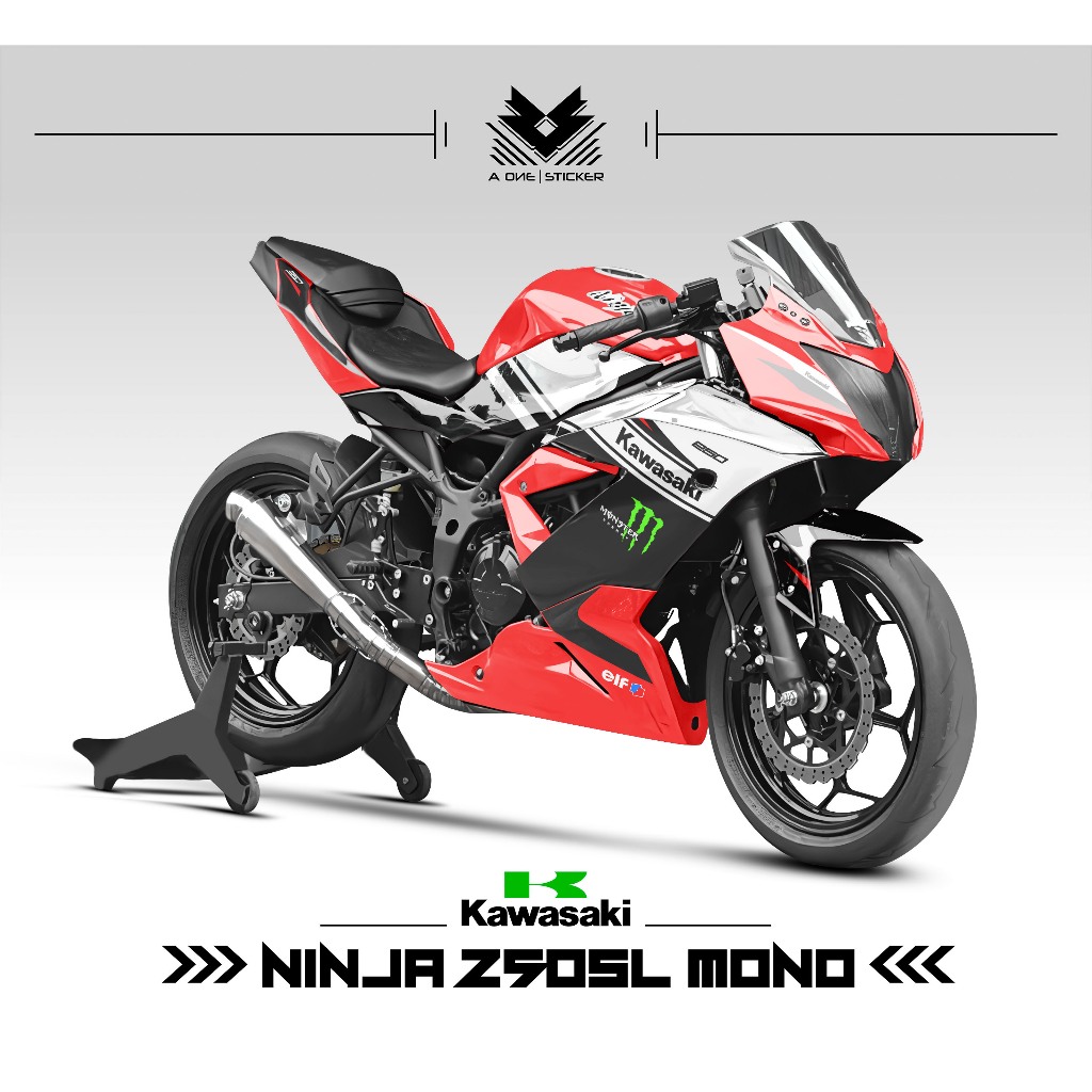 Striping NINJA 250SL MONO MOTIF 4 / สติ๊กเกอร์ / NINJA250RR MONO / 250 / RR MONO / 250RR MONO / DECA