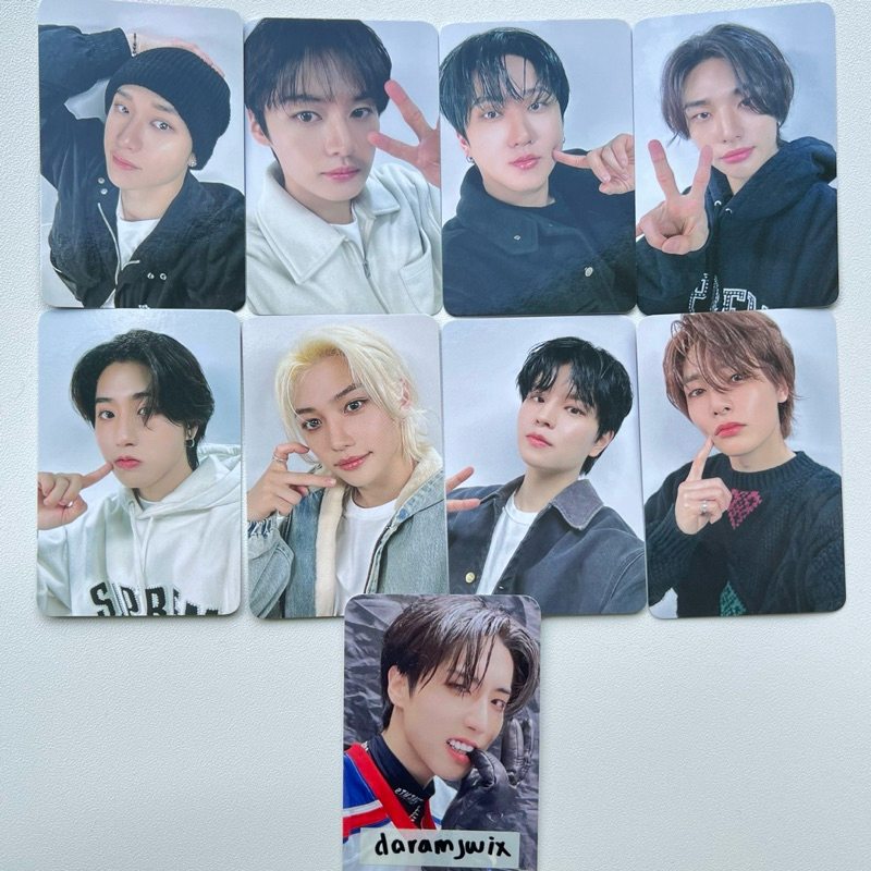 Stray kids skz photocard pc md magic school 4th fanmeeting stayzone day1 bang chan leeknow changbin 