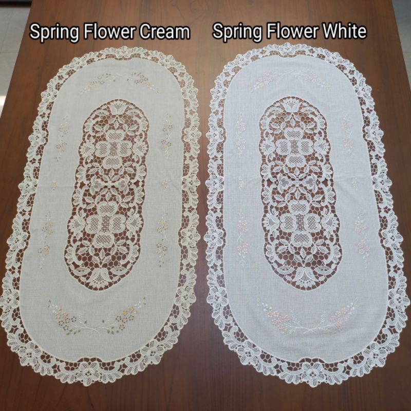 ผ้าปูโต๊ะแขกพลาสติกรูปไข่สีขาวครีมโทรมชิคน่ารักมีเอกลักษณ์ ราคา ถูกที่สุด ดีลบีเคเค รูปภาพหลัก