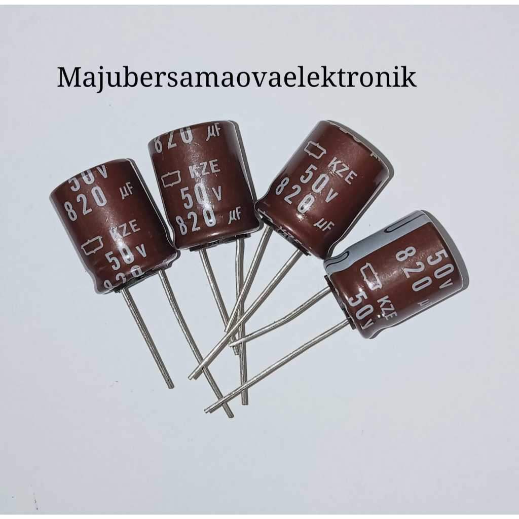5 ชิ้น Elko 50v 820uf Elco 820uf 50v เดิม