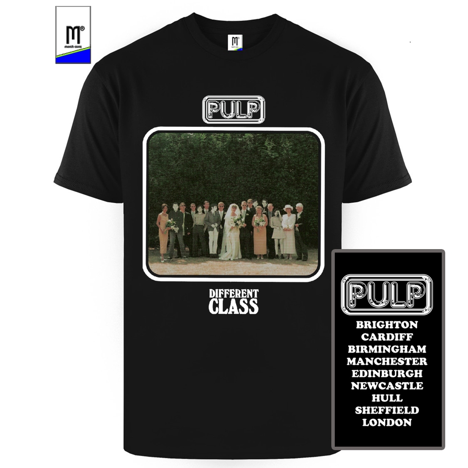 เสื ้ อยืดวงดนตรี Pulp Different Class British Tour