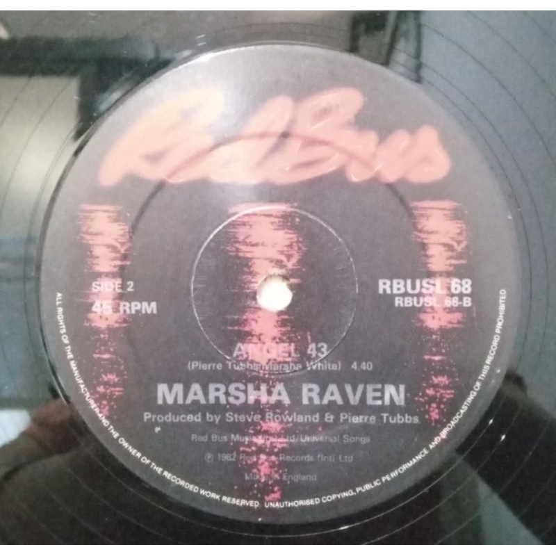 Hitam Vinyl Single DC 12 นิ ้ ว Marsha Raven