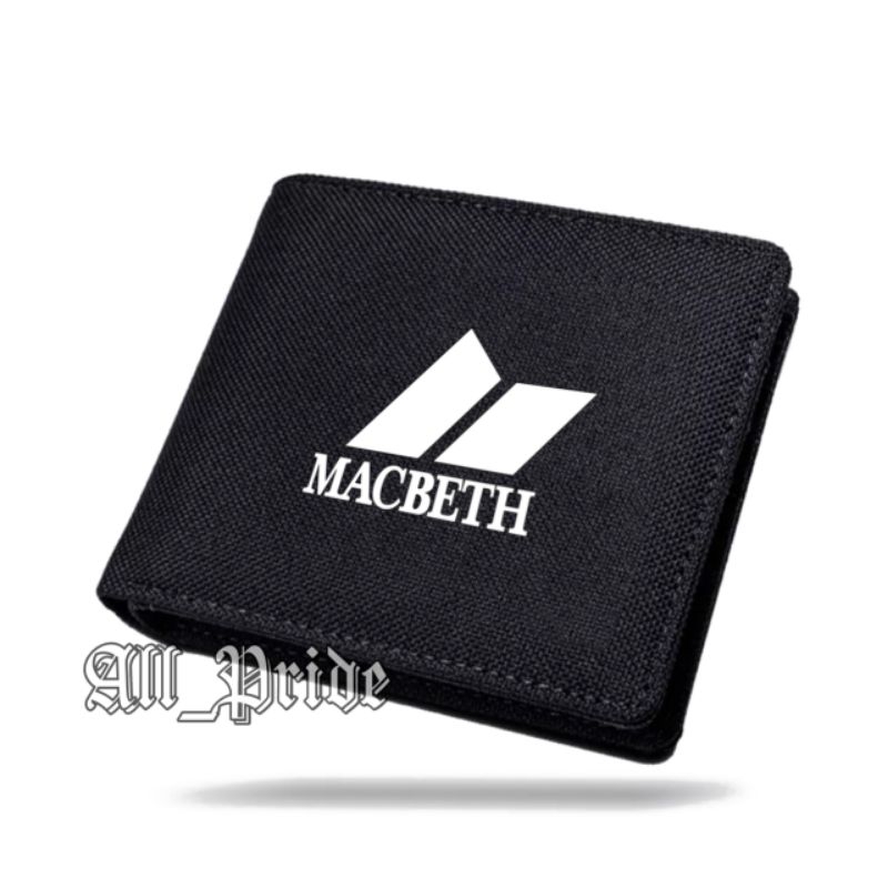 Macbeth Premium Canvas Wallet / Distro Fashion Folding Canvas Wallet for Men and Women