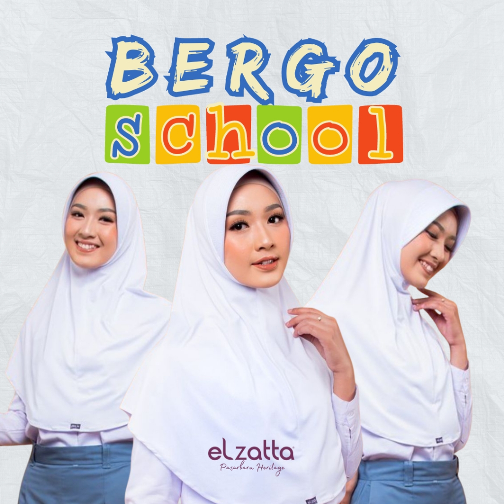 Bergo Zaria Casual Elzatta Instant Veil