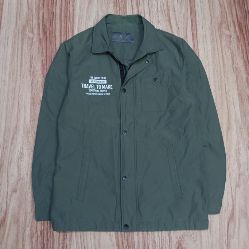 FRJ Jeans เสื้อแจ็คเก็ตทํางานลําลอง