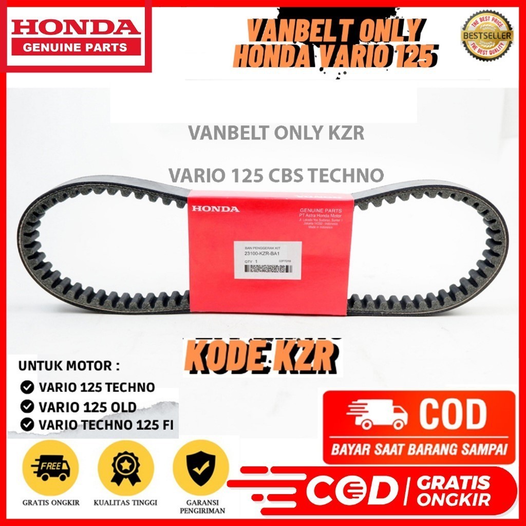 VANBELT VBELT เท่านั้น VARIO 125 เก่า BOHLAM VARIO CBS TECHNO KZR 23100-KZR-601