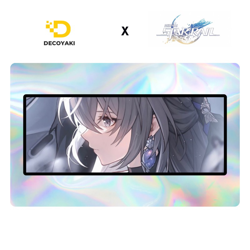 Bronya Honkai Star Rail Hologram Slap Sticker, Bronya Honkai Star Rail Hologram Sticker