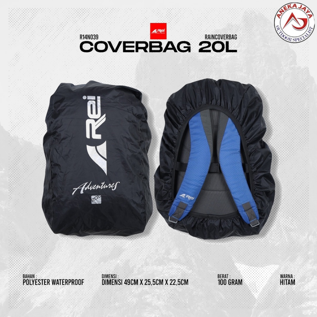 RAIN COVER AREI COVER BAG 20 LITER